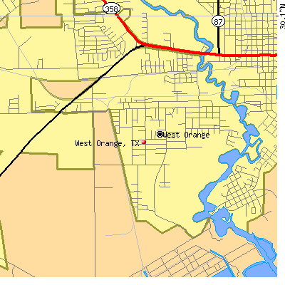 West Orange map