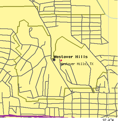 Westover Hills map