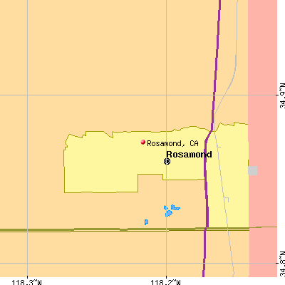 Rosamond map