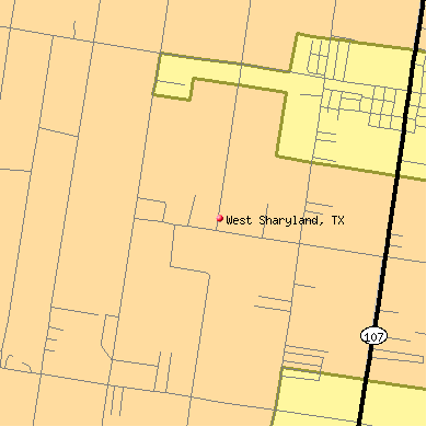 West Sharyland map