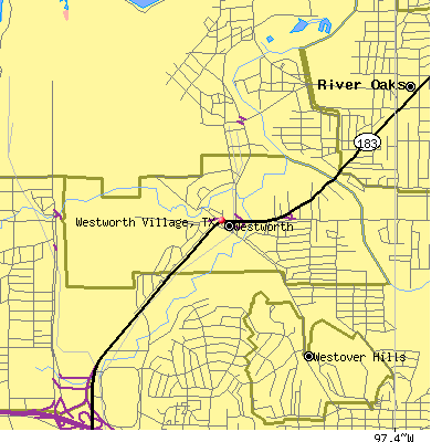 Westworth Village map