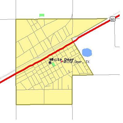 White Deer map