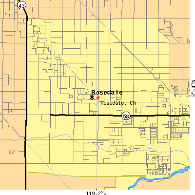 Rosedale map