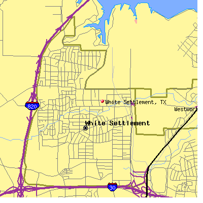 White Settlement map