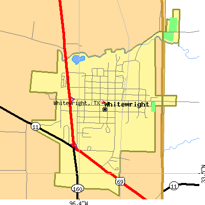 Whitewright map
