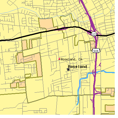 Roseland map