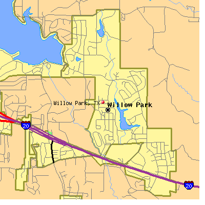Willow Park map
