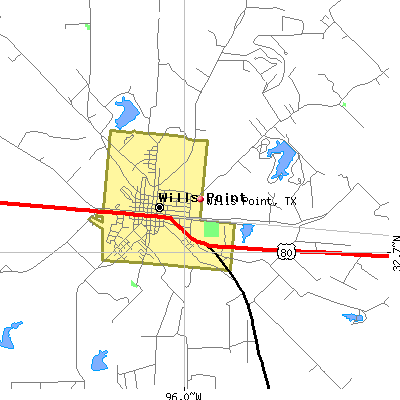 Wills Point map