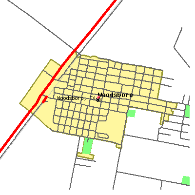 Woodsboro map