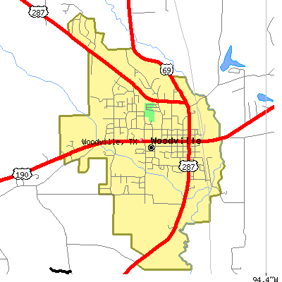Woodville map