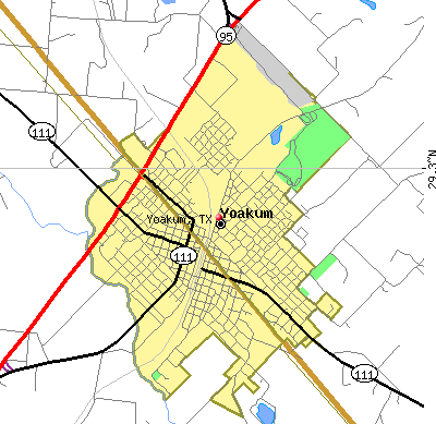 Yoakum map