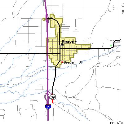 Beaver map