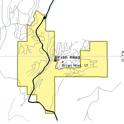 Brian Head map