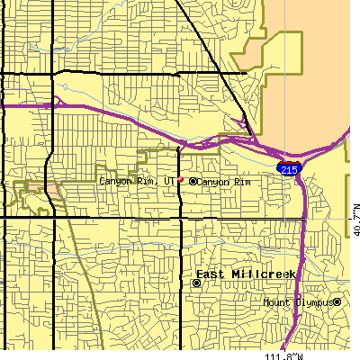 Canyon Rim map
