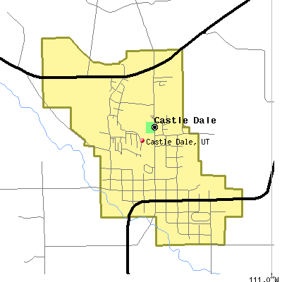 Castle Dale map