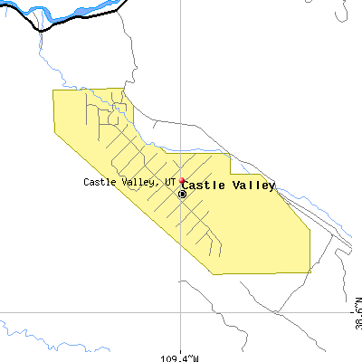 Castle Valley map