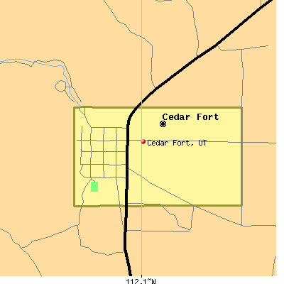 Cedar Fort map