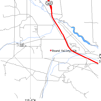 Round Valley map