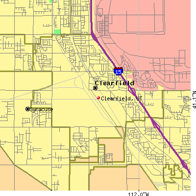 Clearfield map
