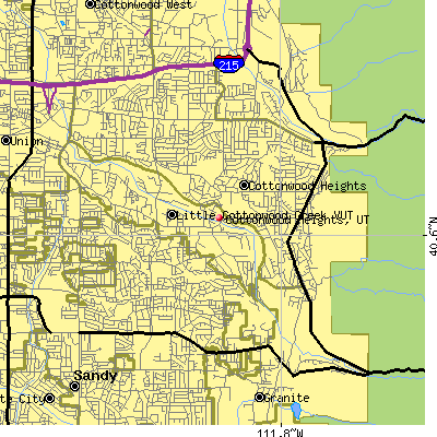 Cottonwood Heights map