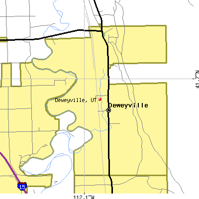 Deweyville map