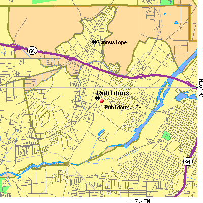 Rubidoux map