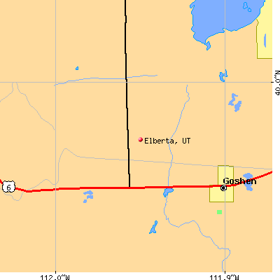 Elberta map
