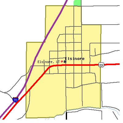 Elsinore map