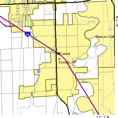 Elwood map