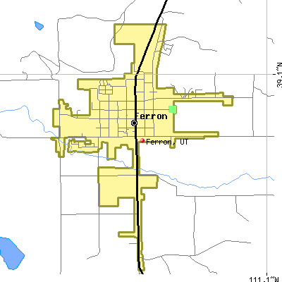 Ferron map
