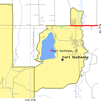 Fort Duchesne map