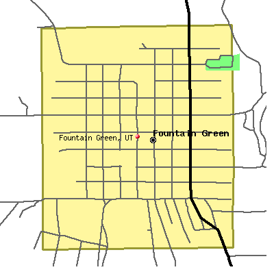 Fountain Green map