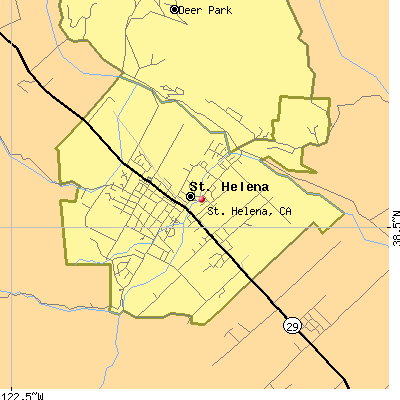 St. Helena map