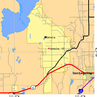 Genola map