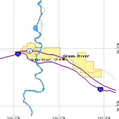 Green River map