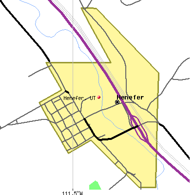 Henefer map
