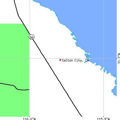Salton City map