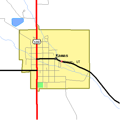 Kamas map