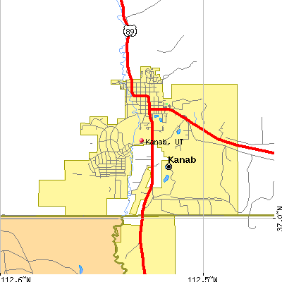 Kanab map