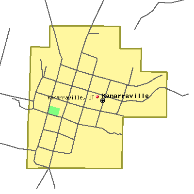 Kanarraville map