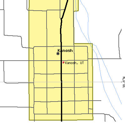 Kanosh map