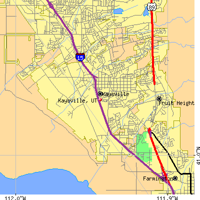 Kaysville map