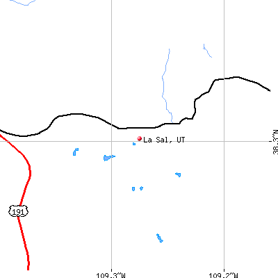 La Sal map