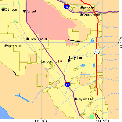 Layton map