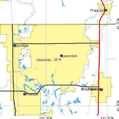 Lewiston map