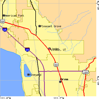Lindon map