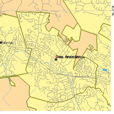 San Anselmo map