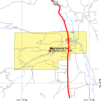 Marysvale map