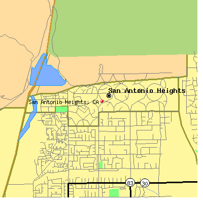 San Antonio Heights map