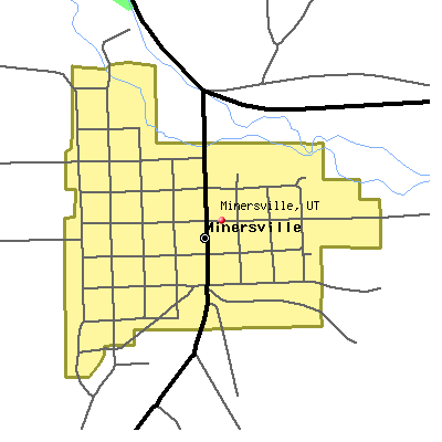 Minersville map
